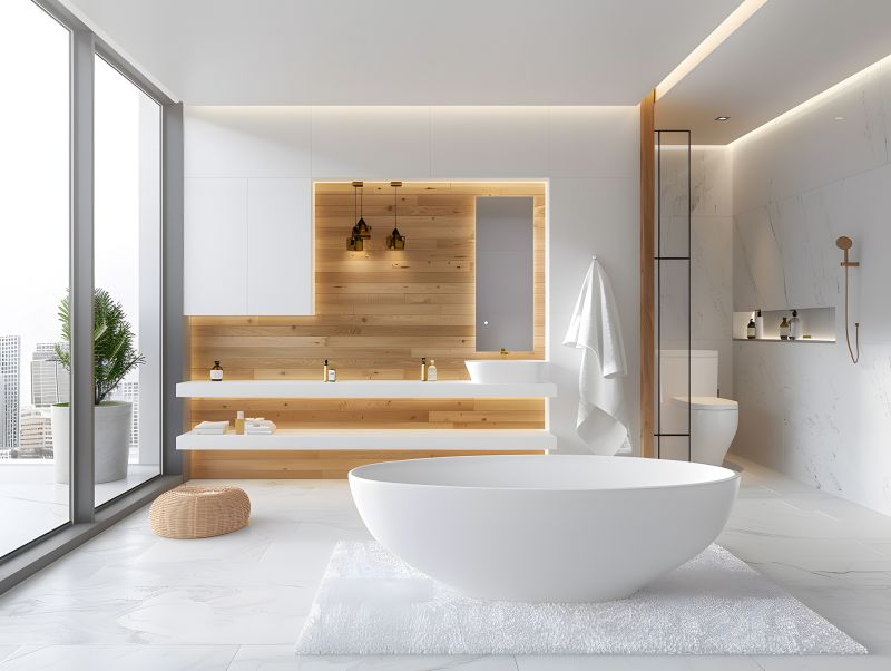 Luxurious Bathtub Setup
